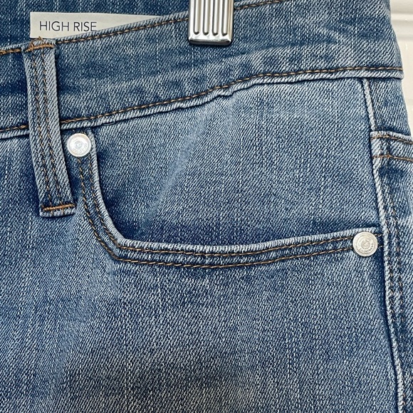 Women’s Code Bleu Jeans Size 14 High Rise Frayed Skinny Ankles - Picture 4 of 9